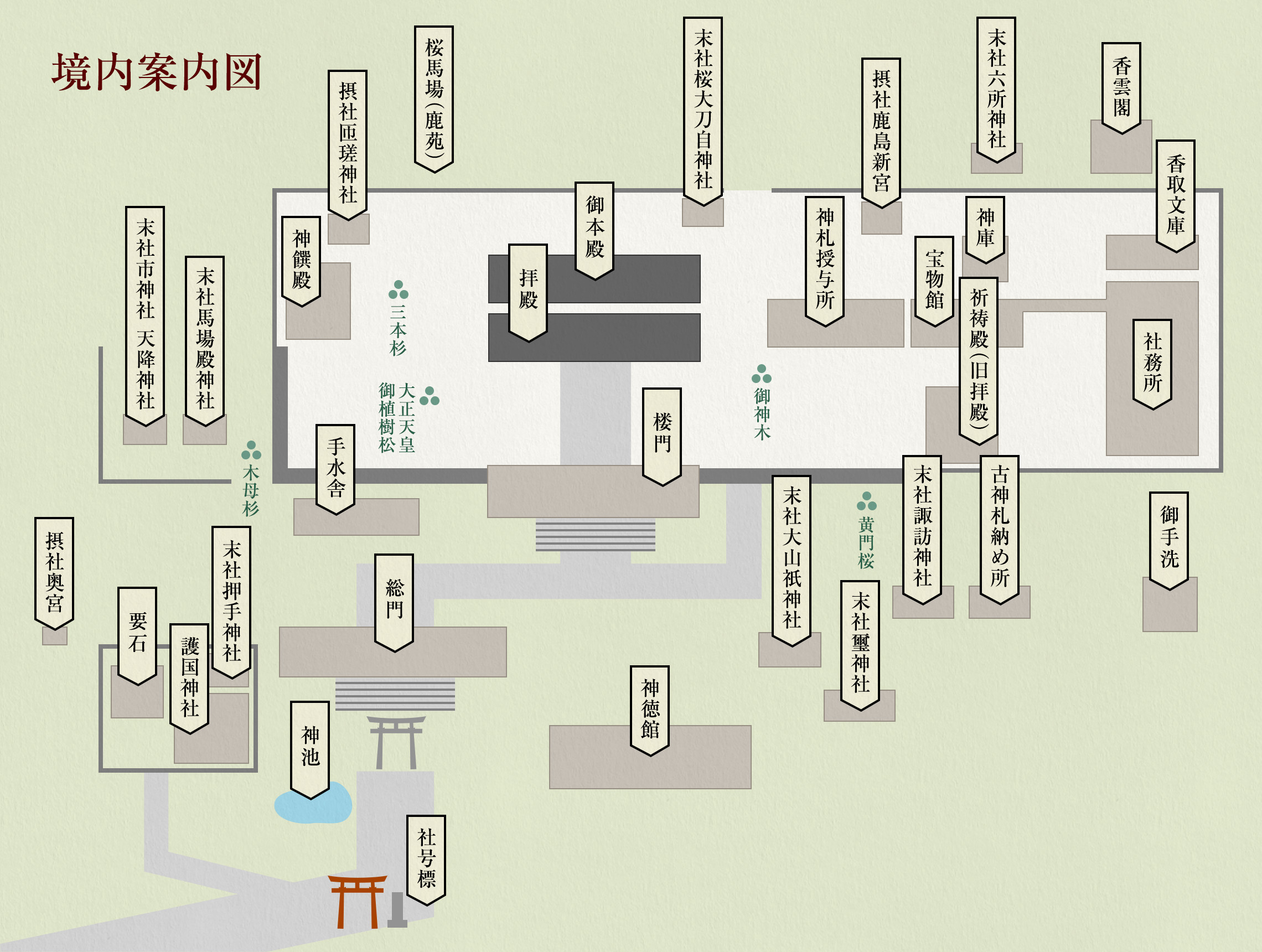 境内案内図